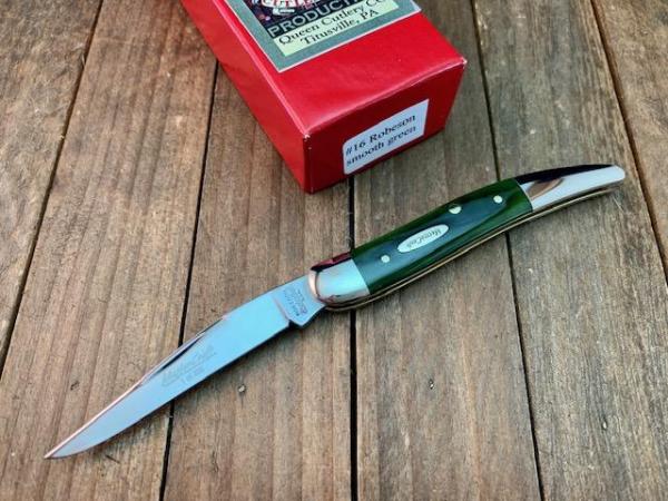 Robeson Mastercraft by Queen Small Toothpick Smooth Hunter Green Bone 1 of 200 Robeson Mastercraft by Queen Small Toothpick Smooth Hunter Green Bone 1 of 200