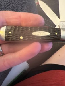 Case Tested XX 1920-40 Beautiful Bone Handle 6235 1/2 Jack Knife In Great Condition Never Used Or Ca