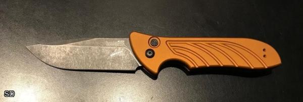 Kershaw Launch 5 with Earth Brown Scales