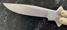 Vintage Parker Balisong aka Butterfly Knife, Made In Japan, Nice Brass Handle, Original Box, Unused 