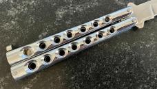 Vintage Dixie Knife Works Balisong aka Butterfly Knife With Original Box, Unused 