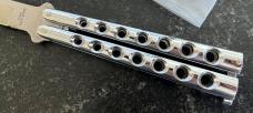 Vintage Dixie Knife Works Balisong aka Butterfly Knife With Original Box, Unused 
