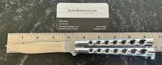 Vintage Dixie Knife Works Balisong aka Butterfly Knife With Original Box, Unused 