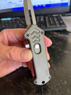 Dalton Mini Cupid Out The Front (OTF) Switchblade Knife, Rob Dalton Combat Cutlery (DCC), Unused 