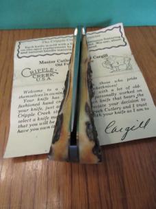 Cripple Creek 1988 Stag Saddlehorn Made for A.M.K.C.A.  One of 53 