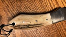 UNMARKED CUSTOM STAG AND SHEATH