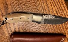 UNMARKED CUSTOM STAG AND SHEATH