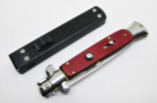 (2) Automatic Knives - OTF & Wood Handle Switchblade - Unbranded