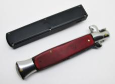 (2) Automatic Knives - OTF & Wood Handle Switchblade - Unbranded
