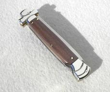 NEW A.G.A. CAMPOLIN 9" MALTESE SANTOS MAHOGANY WOOD  MODIFIED BAYONET BLADE NICKEL SILVER BOLSTERS 