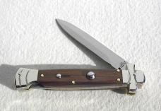 NEW A.G.A. CAMPOLIN 9" MALTESE SANTOS MAHOGANY WOOD  MODIFIED BAYONET BLADE NICKEL SILVER BOLSTERS 