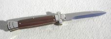 NEW A.G.A. CAMPOLIN 9" MALTESE SANTOS MAHOGANY WOOD  MODIFIED BAYONET BLADE NICKEL SILVER BOLSTERS 