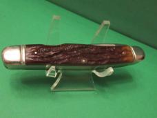 Camillus Brown Jigged Delrin Handle Muskrat Model #20