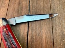 Schatt and Morgan Muskrat Fire Oak Carved Stag Bone 2006 Schatt and Morgan Muskrat Fire Oak Carved Stag Bone 2006