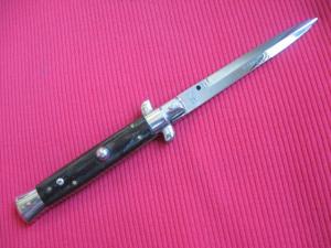 Vintage ROSCO 1950's Italian Picklock STILETTO 9" (23 cm.) Switchblade Knife