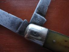 LARGE KABAR (UNION CUTLERY) STAG 4 BLADE CONGRESS