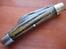 LARGE KABAR (UNION CUTLERY) STAG 4 BLADE CONGRESS