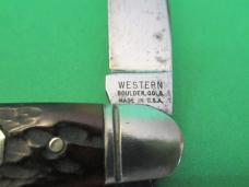 Western Boulder Colo. Brown Bone Serpentine Jack Pattern # 422 USED