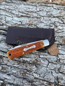 GEC TIDIOUTE 15221 SFA URBAN JACK GOLDEN JIGGED BONE 1 OF 31 1095 CARBON STEEL