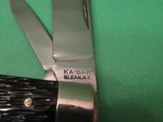 Ka-Bar Olean, NY Rough Jigged Black Delrin Jack 