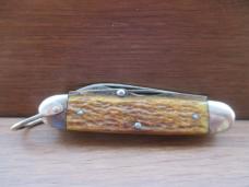Made In USA Scout/Utility Knife   Blonde Rogers Bone 