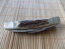Custom Congress Stag knife by Larry Albritton Four Blade