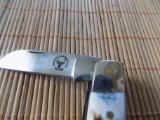 Custom Congress Stag knife by Larry Albritton Four Blade