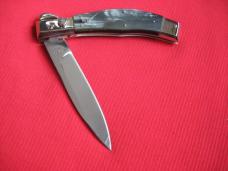 Quality Italian Unique Mechanism LEPRE Horn Knife Limited Edition 2016 MANIAGO ITALY w/Certificate Quality Italian Unique Mechanism LEPRE Horn Knife Limited Edition 2016 MANIAGO ITALY w/Certificate