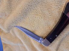 RARE Vintage Buck 110 Knife, 2 pin, 2 line, RIGHT HAND TANG STAMP