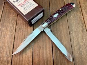 Schatt and Morgan Medium Trapper Burgundy Bone 2006 1 of 100