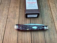 Schatt and Morgan Medium Trapper Burgundy Bone 2006 1 of 100 Schatt and Morgan Medium Trapper Burgundy Bone 2006 1 of 100