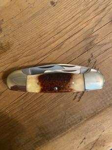 1986 Parker and son bone stag gunboat canoe