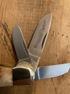 1986 Parker and son bone stag gunboat canoe