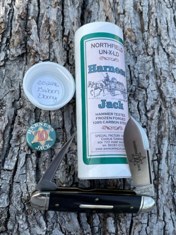 GEC NORTHFIELD 352216 EBONY HARNESS JACK KNIFE