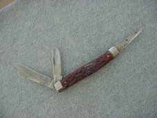 Antique VALLEY FORGE CUT. CO., Etched, Punch Blade, Bone Handles, Classic Stock Pattern Pocket Knife Antique VALLEY FORGE CUT. CO., Etched, Punch Blade, Bone Handles, Classic Stock Pattern Pocket Knife