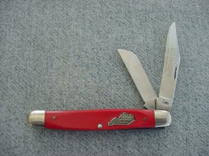 Vintage QUEEN 1774-1974 James Harrod, KENTUCKY Bicentennial, Etched, Stockman Pattern Jack Knife