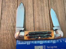 Queen Cutlery Canoe Amber Carved Stag Bone Queen Cutlery Canoe Amber Carved Stag Bone