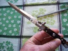 Renzo Beltrame Scarce 8 inch Genuine Stag/Antler Stiletto Bayo Swivel Bolster Brand New