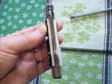 Renzo Beltrame Scarce 8 inch Genuine Stag/Antler Stiletto Bayo Swivel Bolster Brand New