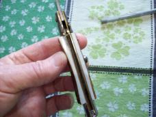 Renzo Beltrame Scarce 8 inch Genuine Stag/Antler Stiletto Bayo Swivel Bolster Brand New
