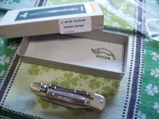 Hubertus Knife Solingen, Germany Small 08 Genuine Stag/Antler 5 3/4 " Open Lillyput NIB Hubertus Knife Solingen, Germany Small 08 Genuine Stag/Antler 5 3/4 " Open Lillyput NIB