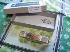 Hubertus Knife Solingen, Germany Small 08 Genuine Stag/Antler 5 3/4 " Open Lillyput NIB Hubertus Knife Solingen, Germany Small 08 Genuine Stag/Antler 5 3/4 " Open Lillyput NIB
