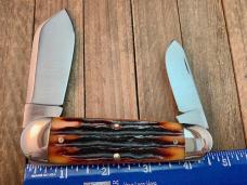 Canal Street Cutlery for Rigid Wildcat Driller Sunfish Amber Carved Stag Bone 2007 Canal Street Cutlery for Rigid Wildcat Driller Sunfish Amber Carved Stag Bone 2007