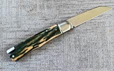 Bobby Toole Mammoth Ivory Native Taillock..New, CPM-154 ,4 " .coa and pouch..bark Mammoth..smooth Bobby Toole Mammoth Ivory Native Taillock..New, CPM-154 ,4 " .coa and pouch..bark Mammoth..smooth