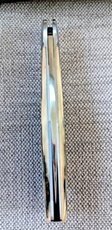 Bobby Toole Mammoth Ivory Native Taillock..New, CPM-154 ,4 " .coa and pouch..bark Mammoth..smooth Bobby Toole Mammoth Ivory Native Taillock..New, CPM-154 ,4 " .coa and pouch..bark Mammoth..smooth