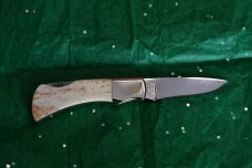 Little Mustang smooth bone handles (Parker Cut) 1980's Wildlife Series