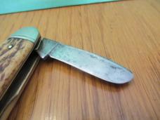 Used Camillus Jigged Bone Cattle Knife Pattern # 70