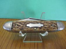 Used Camillus Jigged Bone Cattle Knife Pattern # 70
