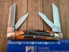 Canal Street Cutlery for Rigid Congress Amber Carved Stag Bone 2007 Canal Street Cutlery for Rigid Congress Amber Carved Stag Bone 2007