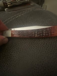 Rare 2000 Case MM 6151 SS Linited  Edition #360 of 500 Red Bone Banana Trapper With Single Bkade 